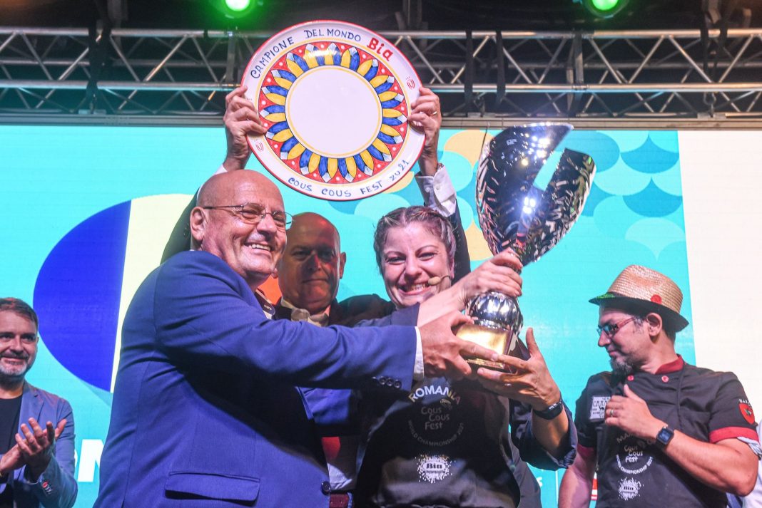 Proclamazione chef Romania Claudia Catana vincitrice Campionato del mondo